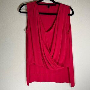 BCBG Women's Sleeveless Blouse, Size M